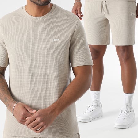 BS - Ensemble Tee Shirt Et Short Jogging Waffle