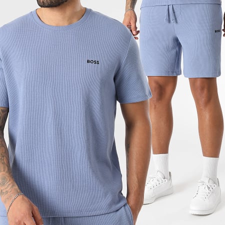 BS - Ensemble Tee Shirt Et Short Jogging Waffle